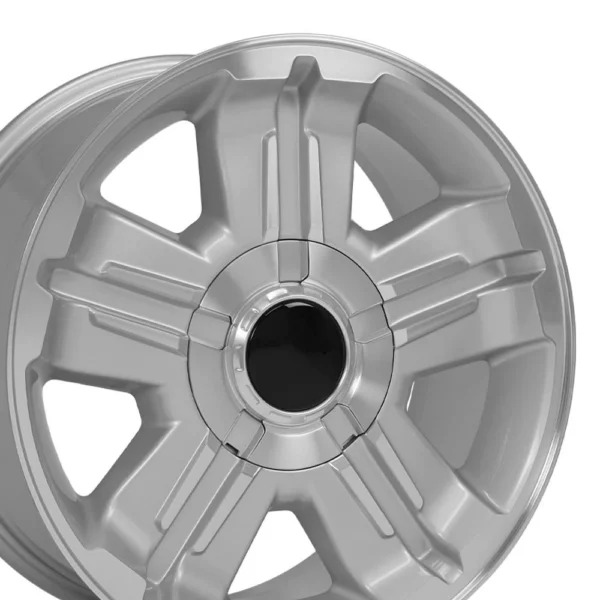 OE Wheels CV88 18x8 6x139 7 31et Gloss Silver Machined Wheel SET