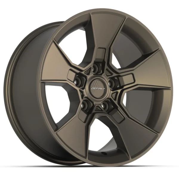DEFIANT DF02 17x8 5 5x127 12et Satin Bronze Wheel SET