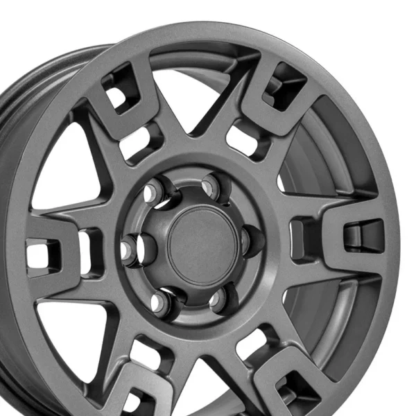 OE Wheels TY16 17x7 6x139 7 4et Satin Graphite Wheel SET