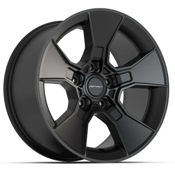 DEFIANT DF02 17x8 5 5x127 12et Satin Black Wheel SET