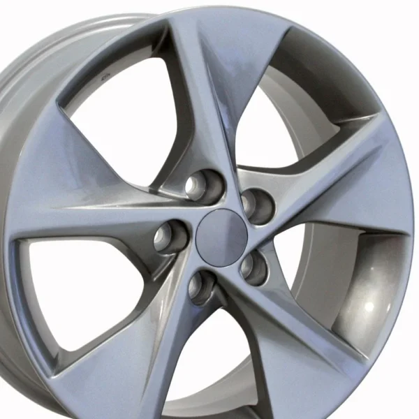OE Wheels TY12 18x7 5 5x114 3 45et Gloss Gunmetal Wheel SET