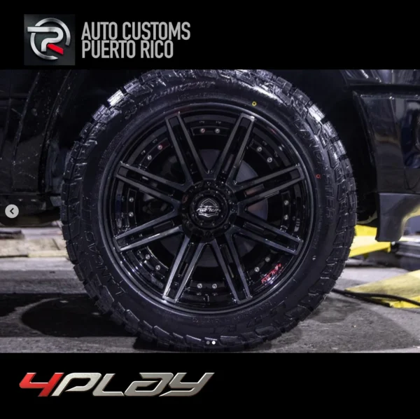4PLAY WHEELS PR AUTO CUSTOM RAM 1500 4P08 G2 SERIES 22X12 05 600x598