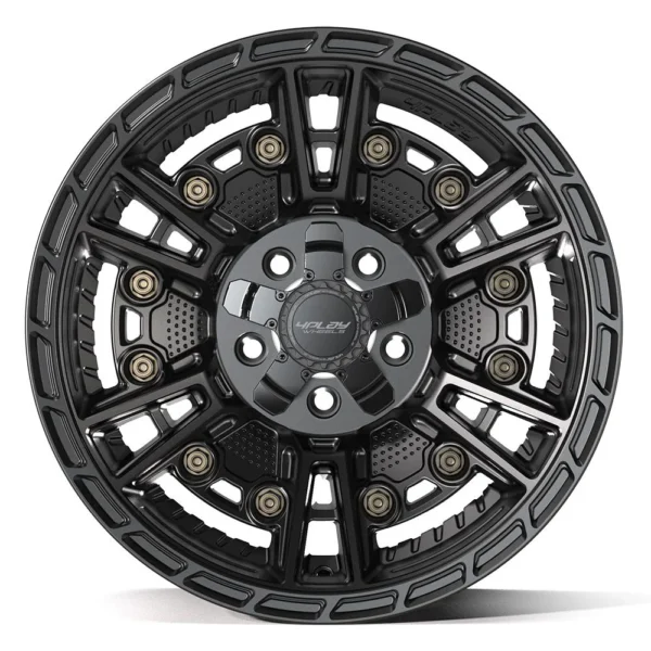 4PLAY 4PS01 17x9 5x127 + 5x139 7  6et Satin Black Wheel SET