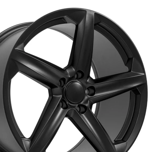 OE Wheels CV02 19x8 5 / 20x11 5x120 Satin Black Staggered Wheel SET