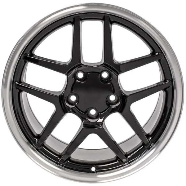 OE Wheels CV04 17x9 5 5x120 65 Gloss Black Machined Lip Wheels 275 40 17 Toyo Extensa HP II Tires SET