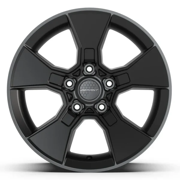 DEFIANT DF02 17x8 5 5x127 12et Satin Black Wheel SET