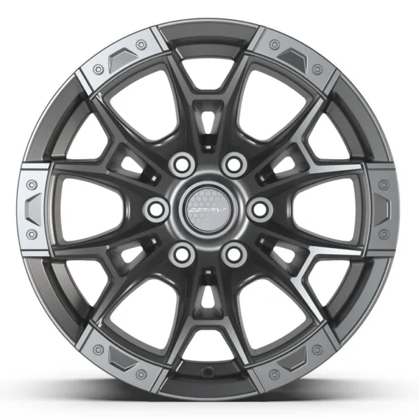DEFIANT DF04 17x9 6x135 12et Dark Satin Charcoal Wheel SET