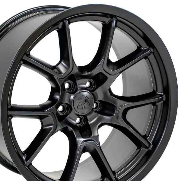 OE Wheels DG21 20x10 5x115 18et Satin Black Wheel SET
